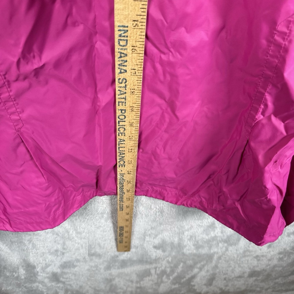 Columbia Switchback III Rain Jacket Womens L Pink Packable Hooded Windbreaker - Picture 8 of 8